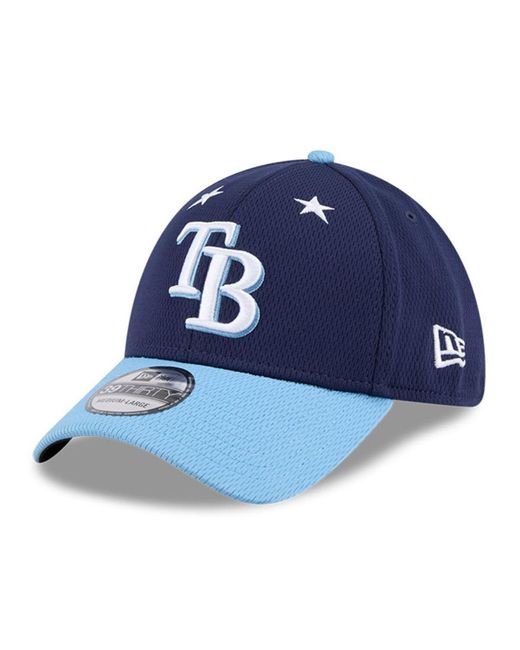 KTZ Navy/light Blue Tampa Bay Rays 2025 Mlb All-star Game 39thirty Flex Hat for men