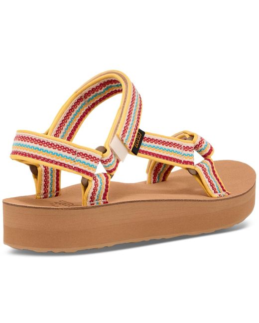 Teva Brown Midform Universal Woven Sandals