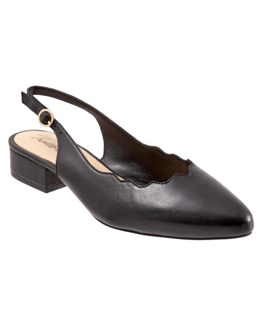 Trotters Black Joselyn Flat