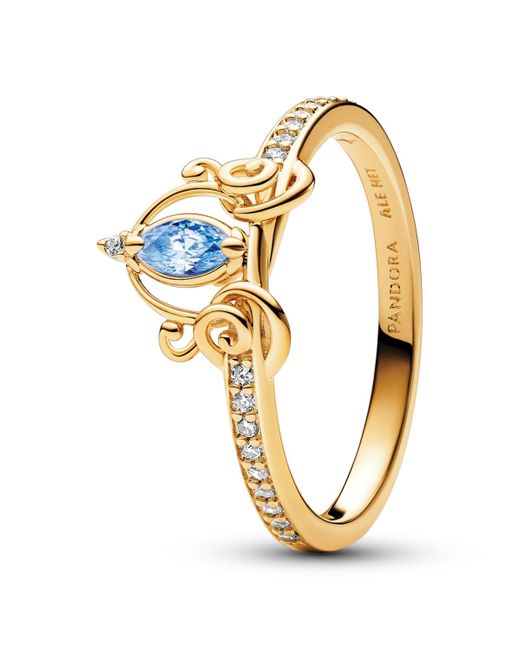 Pandora Metallic 14k Gold-plated Disney Cinderella Ring