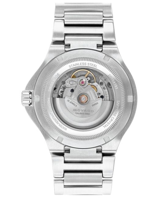 Movado Gray S.e. Alta Swiss Automatic Stainless Steel 43mm for men