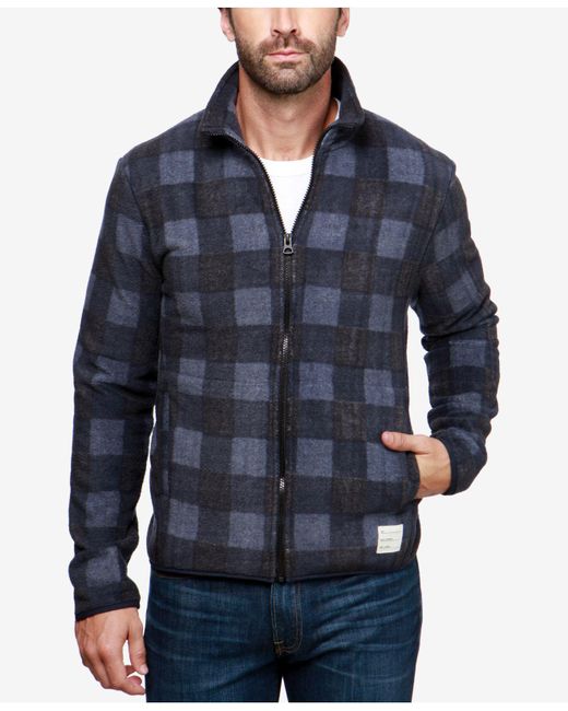 Buffalo Plaid Lined Shirt-jacket 