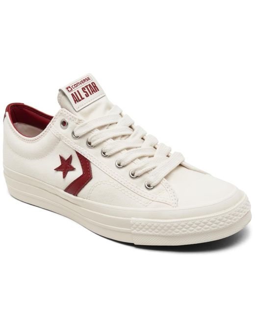 Converse White Star Player 76 Casual Sneakers From Finish Line