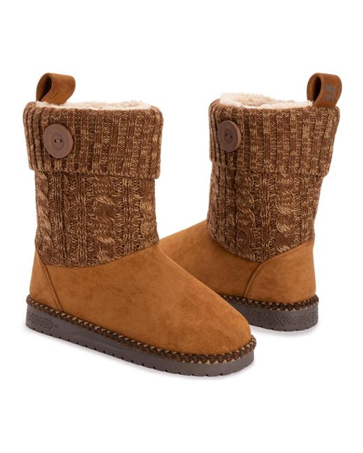 Muk Luks Black Janet Boot
