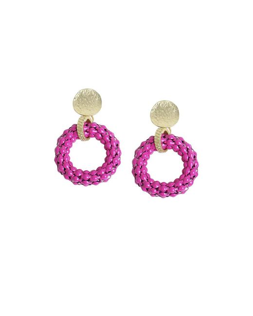 SOH Pink Casual Drop Earrings