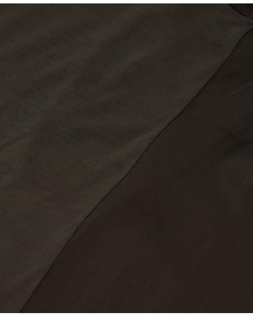 Reiss Black Ruby Silk-front Cami Top
