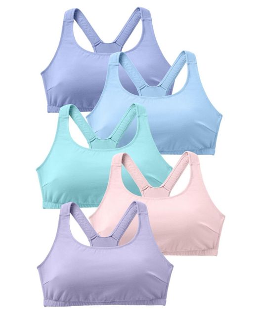 Comfort Choice Multicolor Plus Size Wireless Sport Bra 2-pack