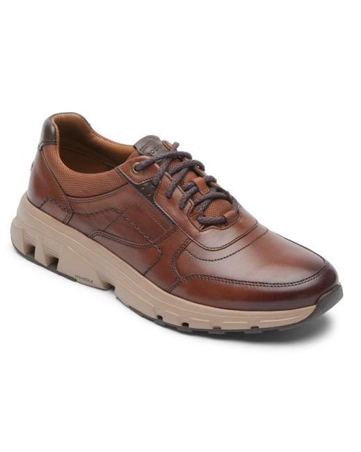 Rockport Brown Reboundx Ubal Lace-up Sneakers for men