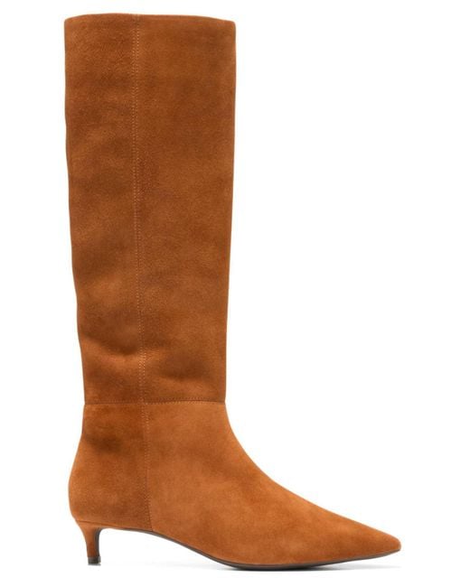 Cole Haan Brown Go-to-janece Pointed Toe Dress Boots