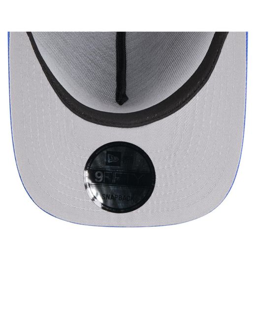 KTZ Blue Black/royal Los Angeles Rams 2025 Nfl Draft A-frame 9fifty Snapback Hat for men