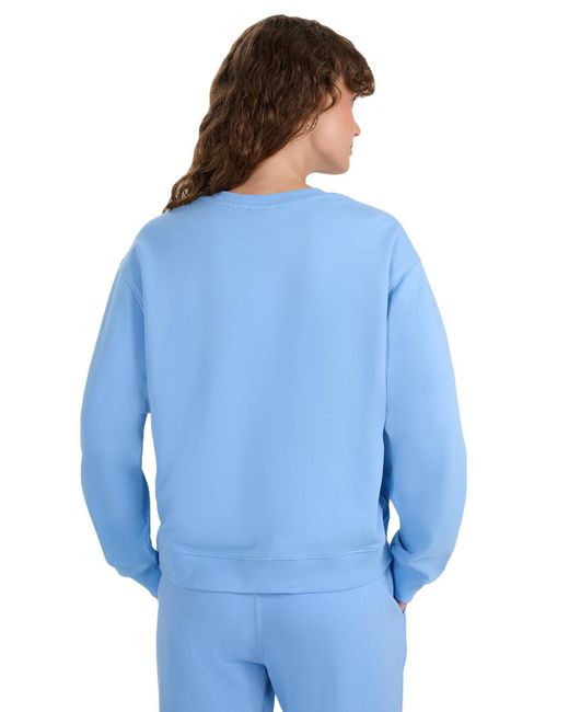 4F Blue Pullover Basic Sweatshirt Without Hood
