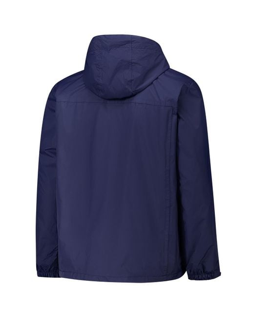 Dunbrooke Blue Denver Broncos Tropic Waterproof Packable Full-zip Hoodie Jacket for men