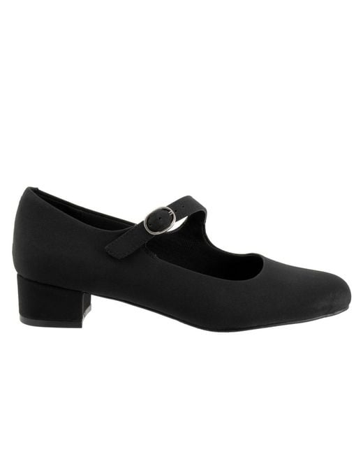 Trotters Black Desna Pump