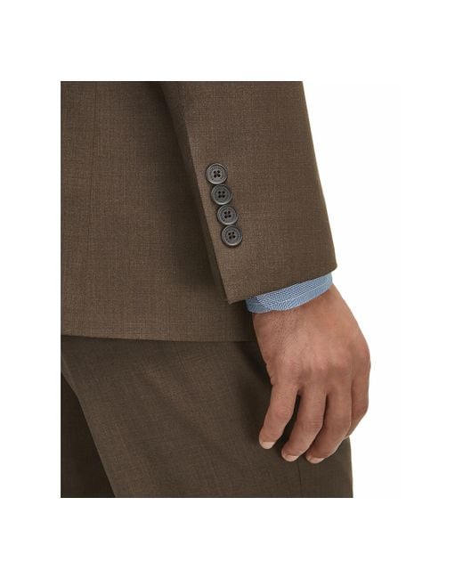 Brooks Brothers Brown Classic-fit Wool-blend Suit Jacket for men