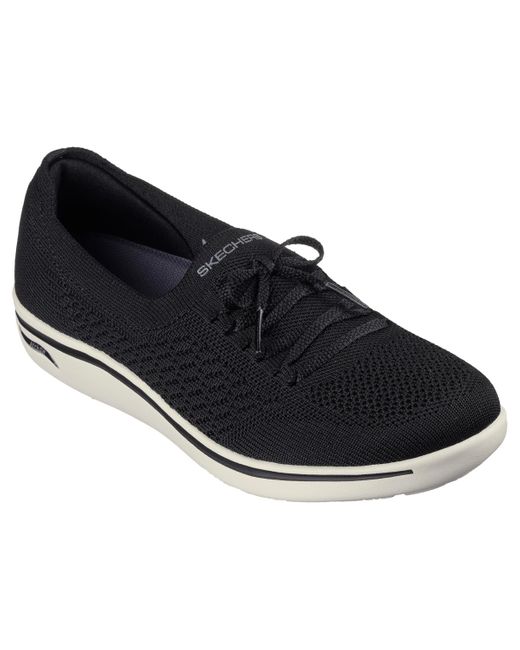 Skechers Black Arch Fit Uplift-florence Casual Sneakers From Finish Line