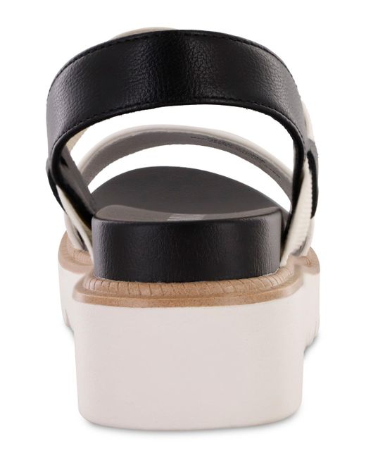 MIA Black Jene Platform Sandals