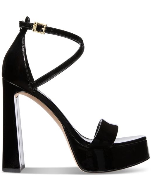 Michael Kors Black Michael Cami Platform Sandals