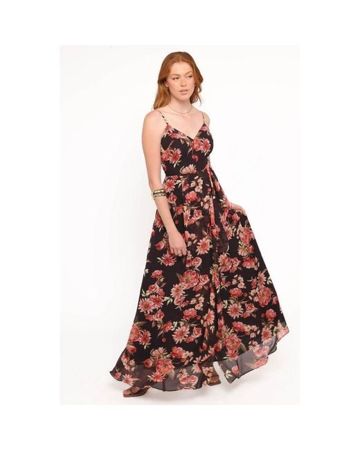 Petal & Pup Naver Maxi Dress in Red | Lyst