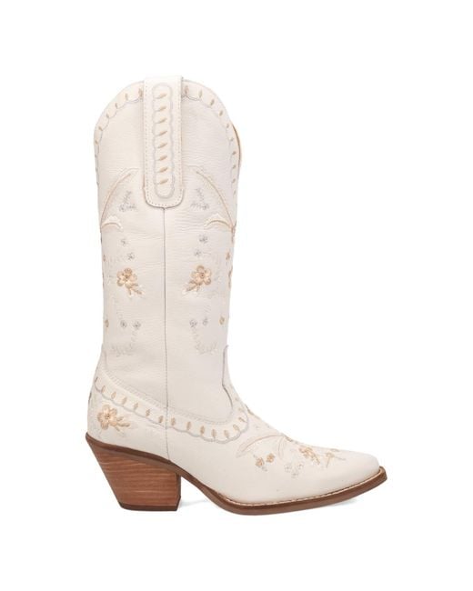 Dingo Natural Full Bloom Leather Boot