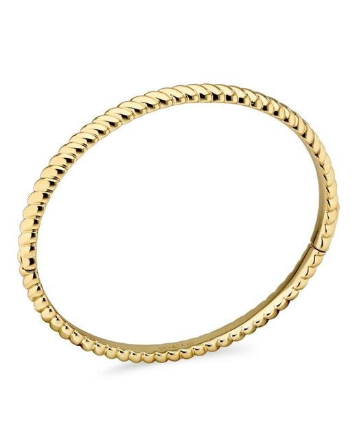 DEVATA Metallic Twisted Rope Bangle Bracelet