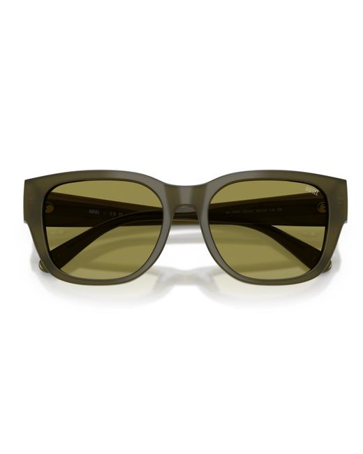 DIESEL Green Large Sunglasses
