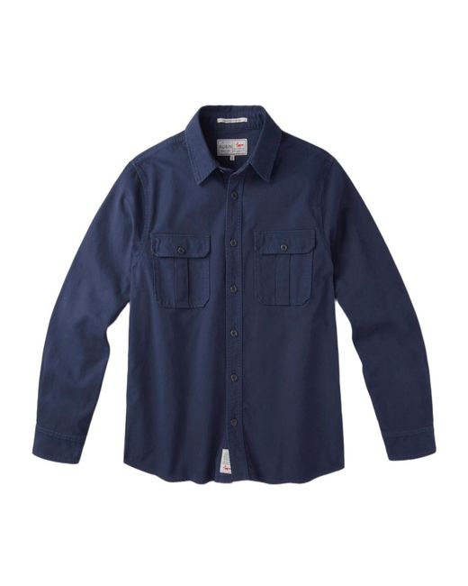 aubi Blue Dovedale Overshirt
