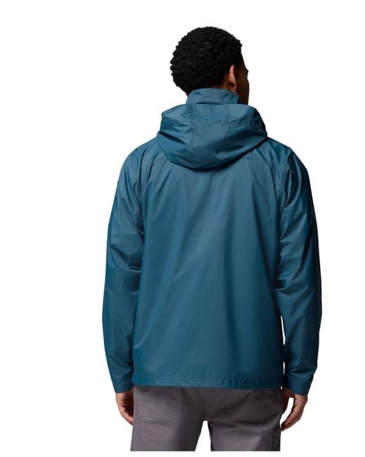 Columbia Blue Glennaker Lake Rain Jacket for men