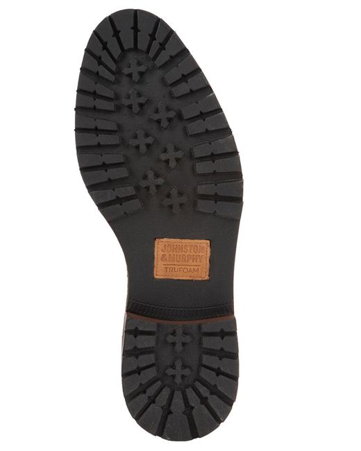 Johnston & Murphy Brown Barrett Plain Round Toe Boots for men
