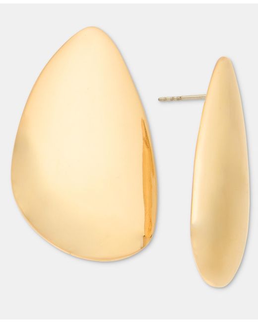 INC International Concepts Natural Teardrop Statement Stud Earrings