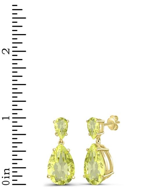 Macy's Yellow Drop Earrings