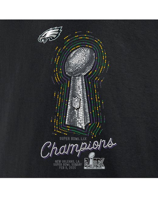 Nike Philadelphia Eagles Super Bowl Lix Champions Lombardi Trophy Top ...