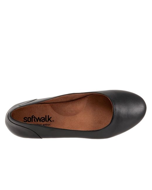 Softwalk® Black Shiraz Flat