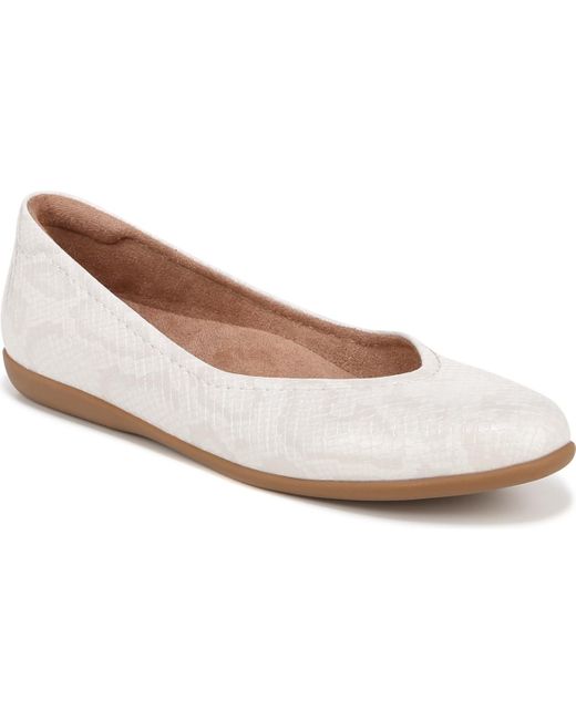 Naturalizer Vivienne Ballet Flats in White | Lyst