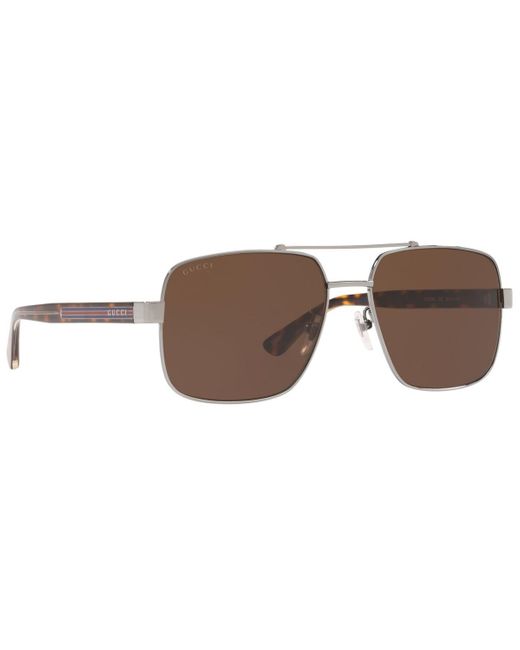 Gucci Brown Sunglasses for men