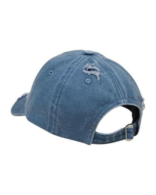 Cotton On Blue Vintage Strap Back Dad Hat for men