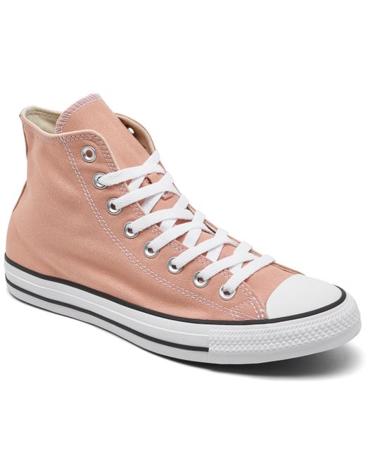 Converse Pink Chuck Taylor High Top Casual Sneakers From Finish Line