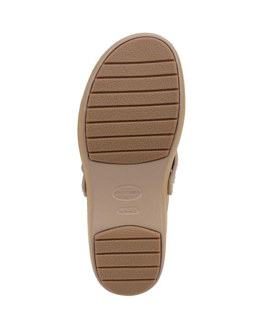 Dr. Scholls Brown Feel Chill Round Toe Recovery Clogs