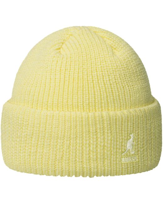 Kangol Yellow Cardinal 2-way Beanie Pull-ons & Beanies for men