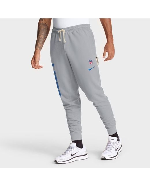 Nike White Detroit Lions Sideline Ground Game Performance Taper Pants for men