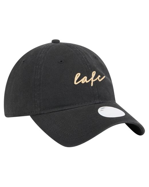 KTZ Black Lafc Script 9twenty Adjustable Hat
