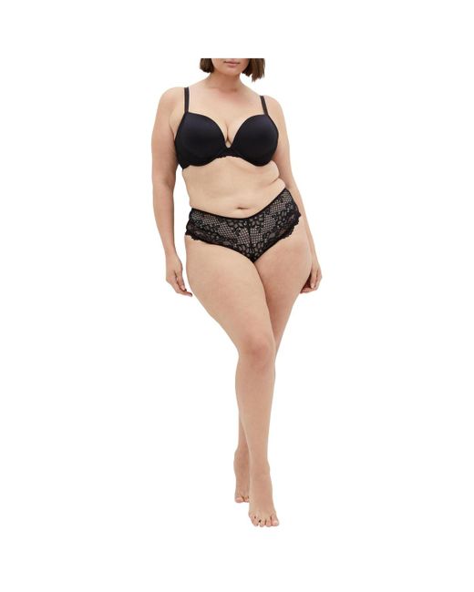 City Chic Blue Plus Size Allure Push Up Bra