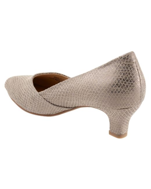 Trotters White Kylie Pump