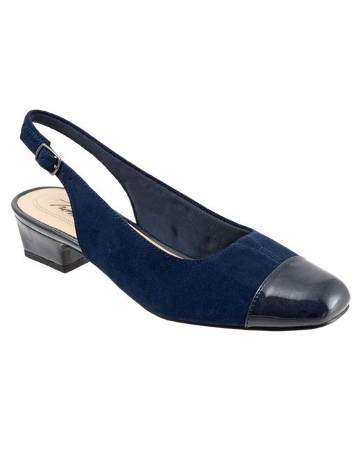 Trotters Blue Dea Pump