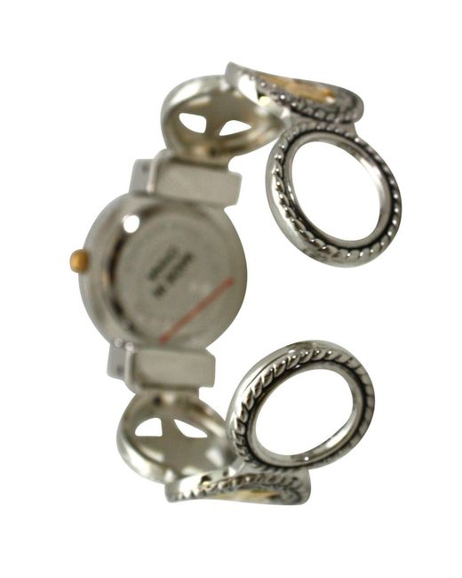 Olivia Pratt Metallic Circles Shape Bangle Watch
