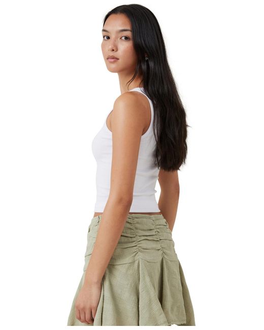 Cotton On Green Millie Hanky Hem Mini Skirt