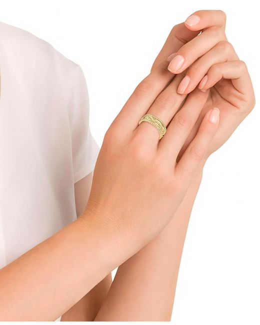 Macy's Metallic Plated Link Statement Ring