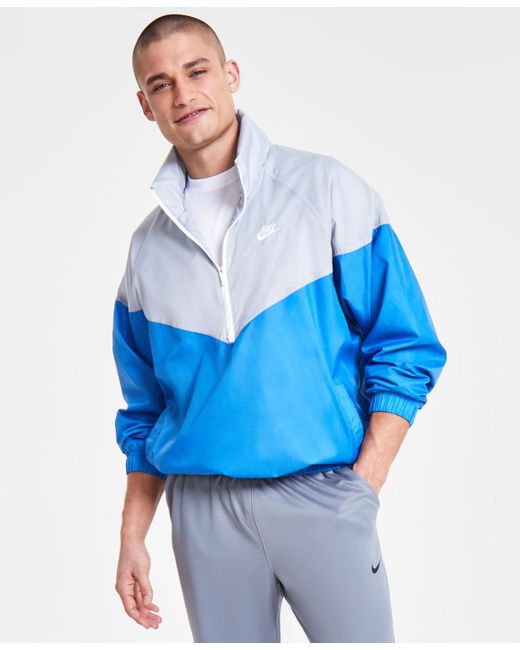 Nike Blue Sportswear Windrunner Lined Anorak for men