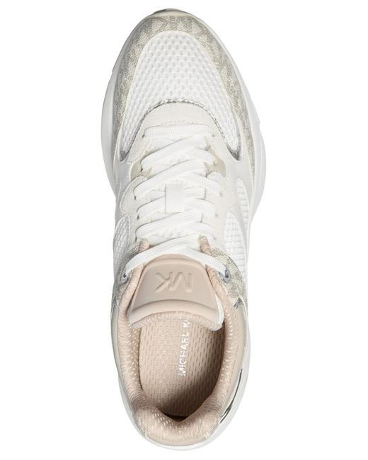 Michael Kors White Michael Riley Trainer Sneakers