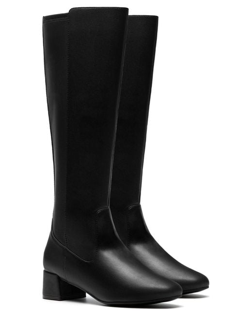 Clarks Black Collection Iridessa Glow Block Heel Boots
