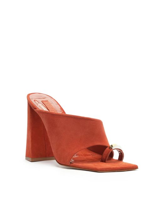 SCHUTZ SHOES Red Jodie Wedge Heel Sandals